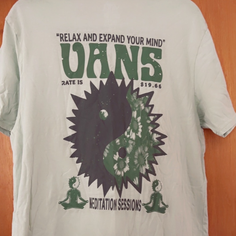 Vans light green t-shirt